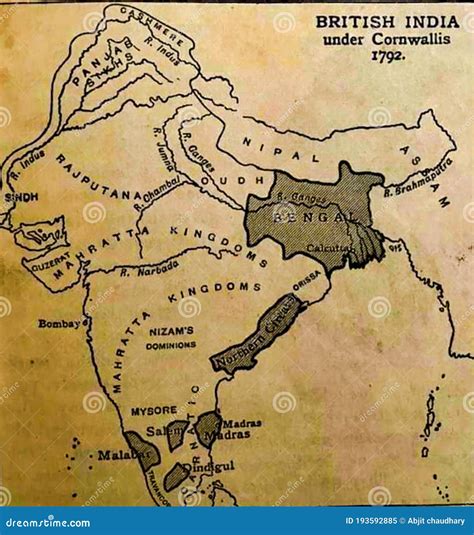 Old Images Of India Map