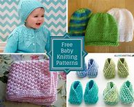 Image result for Baby Knitting Patterns Free Printable DK