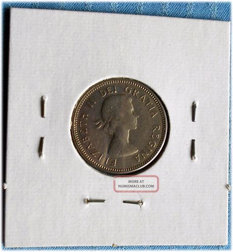 Rare 1964 Extra Water Line Key Date Canada Nickel Canadian 5 Cents ...