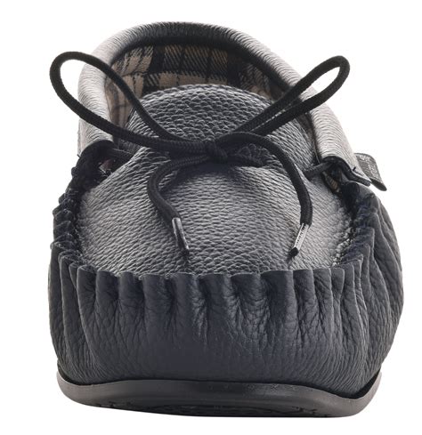 Leather Moccasin Slippers UK Made for Men and Ladies Cotton Lining by ...