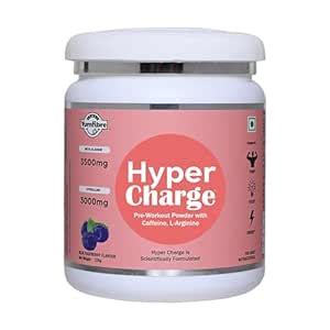 Yum Fibre Hyper Charge Pre-Workout Supplement Powder with Beta Alanine ...