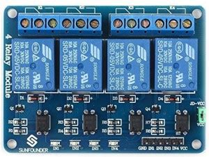 VGS MARKETINGS 4-Channel 5V Relay Board Temperature Sensor and ...