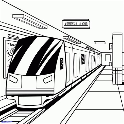 Subway Coloring Page at sasmanifestblog Blog