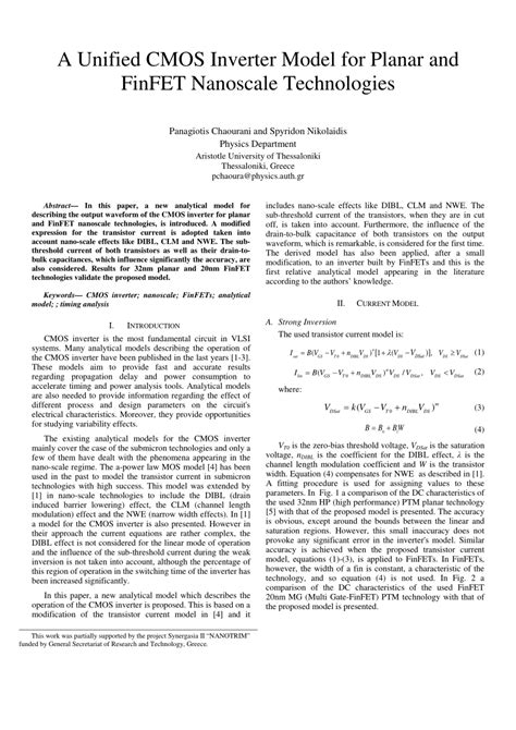 Image result for CMOS Inverter Layout Using FinFET