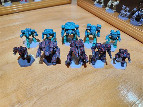 Fire and Water. Clan Goliath Scorpion and clan Sea Fox stars completed ...