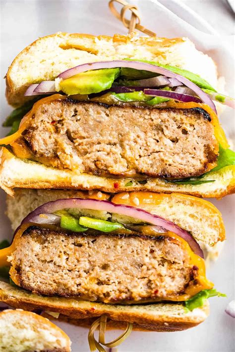 Homemade Juicy Turkey Burgers Recipe | Diethood