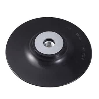 100mm Rubber Backing Pad for 4-inch Angle Grinders (Black) : Amazon.in ...