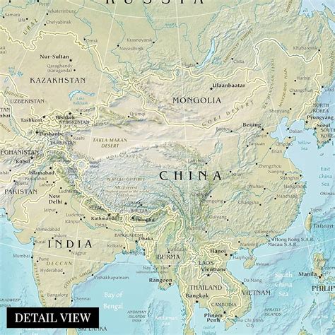 Image result for Asia Map Printable