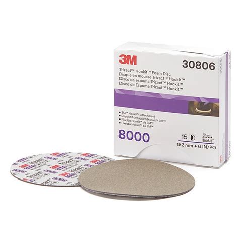 3M Polishing Pad, Foam, 6" Size, PK15 30806 | Zoro