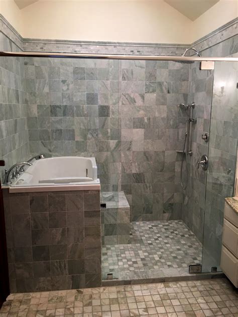 Stylish Walk-in Tub and Shower Combination | Mansfield Plumbing ...