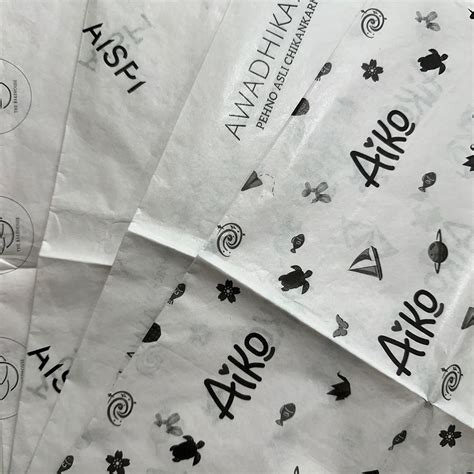 Custom Single Color Wrapping Tissue - 20 x 30 inch – Packnest