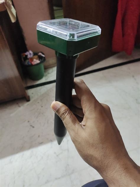 S.I.ENTERPRISES Ultrasonic Solar Power Wave Mouse Snake Repeller ...