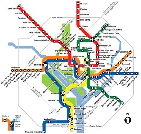DC Metro Map 2026