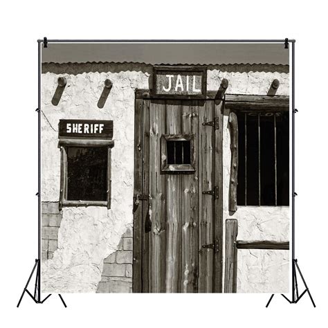 Buy YEELE Western Backdrop Jail and Sheriff's Office in an Old West ...