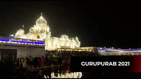 Watch: Bangla Sahib Gurudwara in Delhi illuminated on occasion of Guru ...