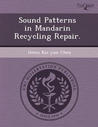 Buy Sound Patterns in Mandarin Recycling Repair Book Online at Low ...