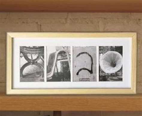 Personalized Hebrew Alphabet Photography, Grandma Wall Decor, Gift for ...