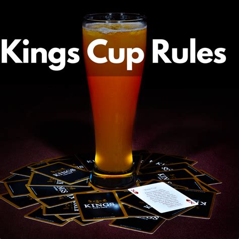 Kings Cup Drinking Game Rules - HobbyLark