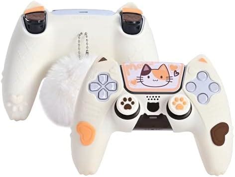 GeekShare PS5 Controller Skin Set,Silicone Protective Cover Case for ...