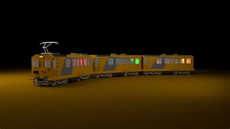 Metro Rail Train - 3D Model by Afterburner