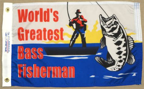Annin Flagmakers World’s Greatest Bass Fisherman Boat Flag – 12″×18 ...