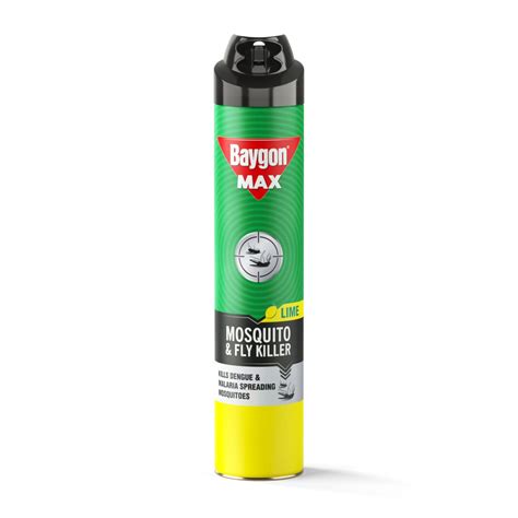 Baygon Max Mosquito and Fly Killer Spray, 625ml | Lime Fragrance ...