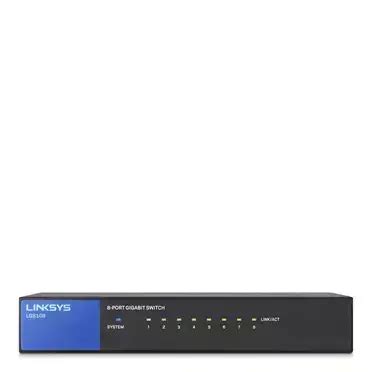 LINKSYS LGS108 8-PORT BUSINESS DESKTOP GIGABIT SWITCH