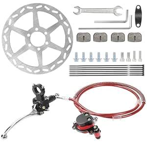 Mini Bike Hydraulic Disc Brake Kit SENJWARM, with Hand Brake Master ...