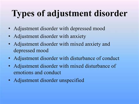 Characteristics of Adjustment Disorders & Characteristics of Post Traumatic Stress Disorder | PPTX