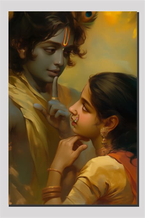 Radha Krishna Photo Frames, Canvas Paintings & Wall Art for Living Roo ...