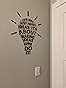 Rawpockets Decals 'Idea' Wall Sticker - (PVC Vinyl, 58 cm x 46 cm ...