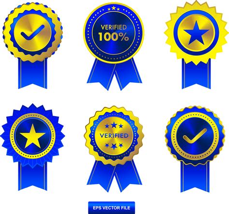 3D Badge Honour Bundling 14040381 Vector Art at Vecteezy