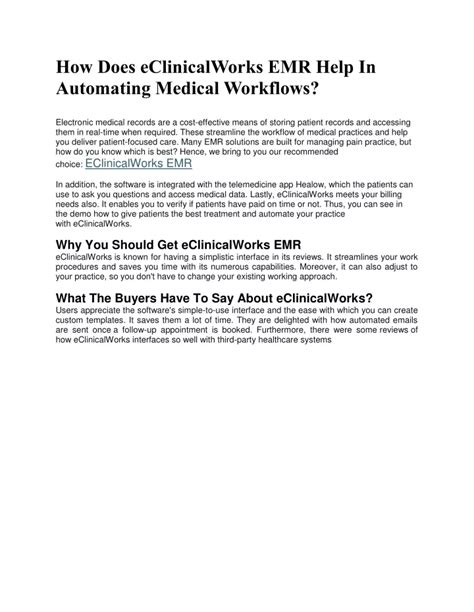 Image result for eClinicalWorks EMR Tutorial