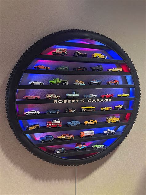 Personalized Toy Car Display Stand | Toddler boy room decor, Toy car display, Car themed bedrooms