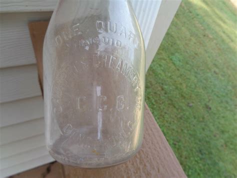 Vintage Cabarrus Creamery Co.Quart Milk Bottle From Concord,NC ...