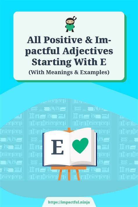 All 541 positive adjectives with e with meanings examples – Artofit