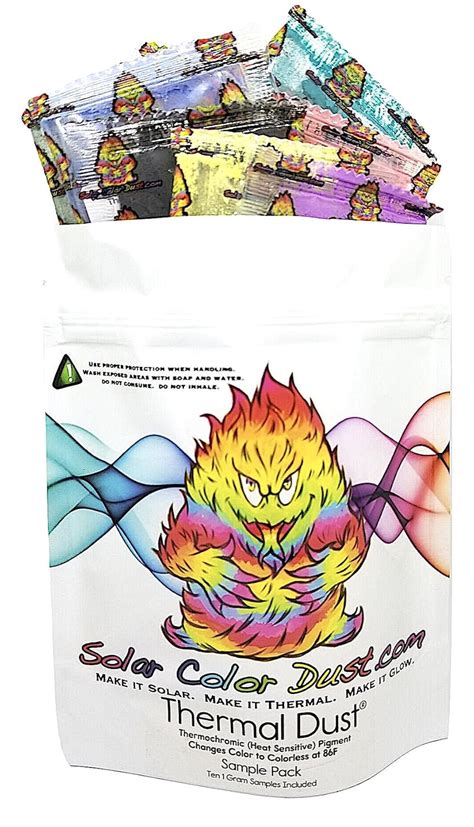 SolarColorDust.com - Thermal Dust 86 (10 piece Sample Pack ...