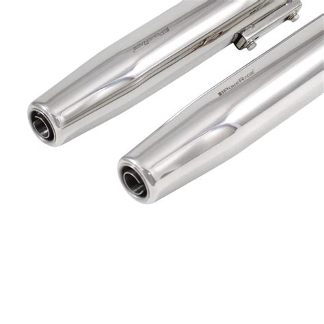Powerage Slip-Ons Exhaust for RE Super Meteor 650 Polish Finish – Motodrift