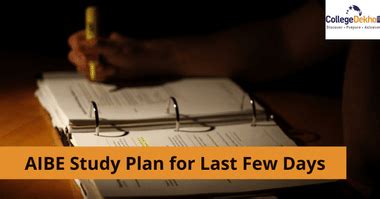 AIBE 2022: Quick Study Plan for Last Few Days | CollegeDekho