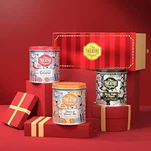 The Theatre Project Assorted Red Popcorn Gift Box Pack of 3 (cheese ...