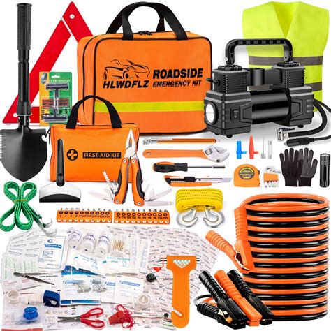 Buy Car Emergency Kit with Portable Air Compressor - Roadside ...