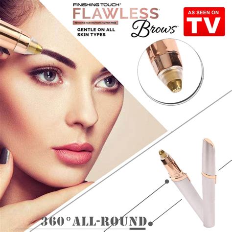 B SALE: FПрецизен тример за вежди FLAWLESS LED LIGHT, елегантен и ...
