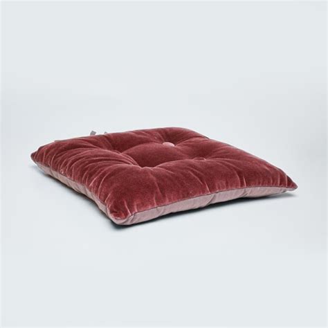 Buy Yael Velure Velvet Tie-Up Chairpad - 5 x 42 x 42 cm from Home ...