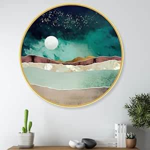 SAF paintings Abstract modern art Crystal Embedded High Gloss Mirror ...