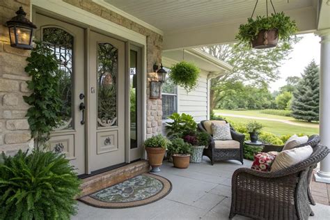 18+ Inspiring Covered Front Porch Ideas