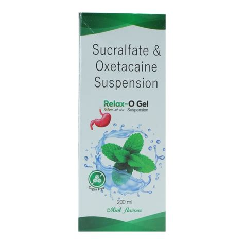 Relax-O Gel Sugar Free Mint Suspension 200 ml Price, Uses, Side Effects ...