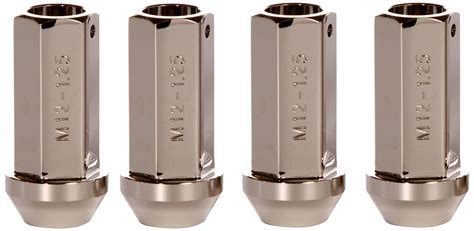 Buddy Club BC01-LN12150RN-C Chrome 12mm x 1.50mm Racing Lug Nut - Pack ...