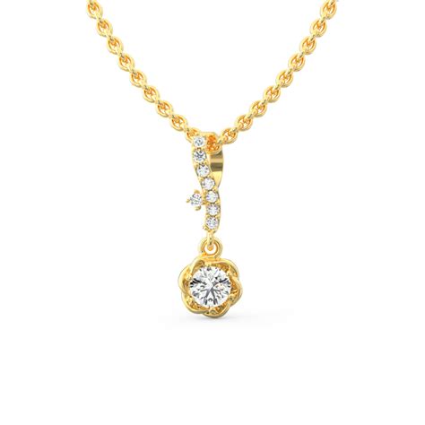 Contemporary Glamour: Modern Diamond Pendant – CUPID JEWELS