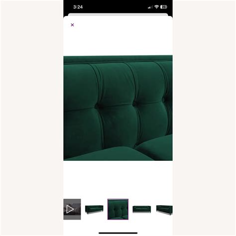 Wayfair Emerald Green Couch - AptDeco