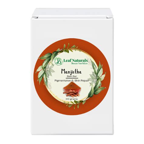 Manjistha Soap – Herbal Skin Brightening & Pigmentation Soap | B Leaf ...